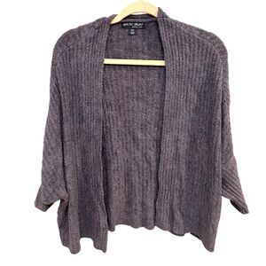 Barefoot Dreams CozyChic Lite Shrug Cardigan Short sleeve S/M Gray EUC AA0949